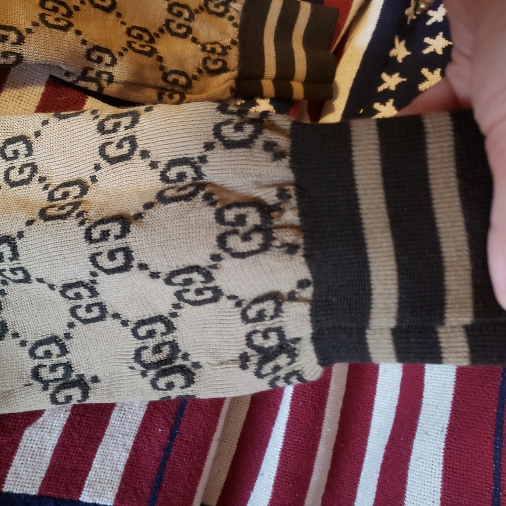 SOLD !!! 🔥GUCCI GG knitted wool leggings Supreme - Picture 8 of 8
